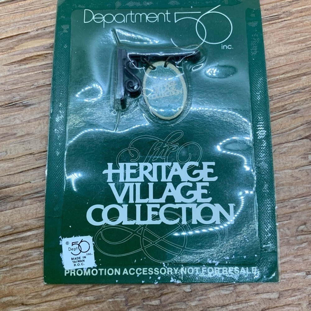 Department 56 Heritage Village Collections Accessory Hanging Metal Store Sign